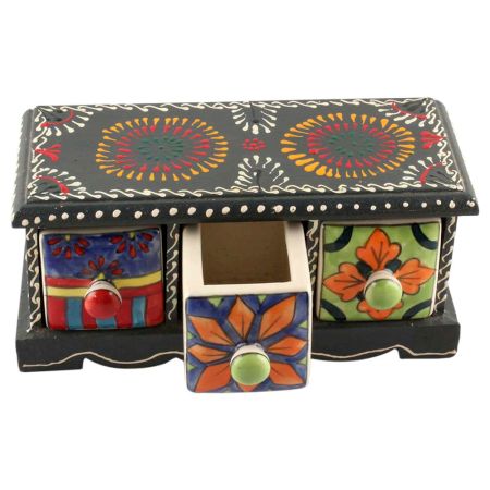 Spice Box-1429 Masala Rack Container Gift Item